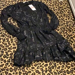 Black, sparkly Michael Kors party dress